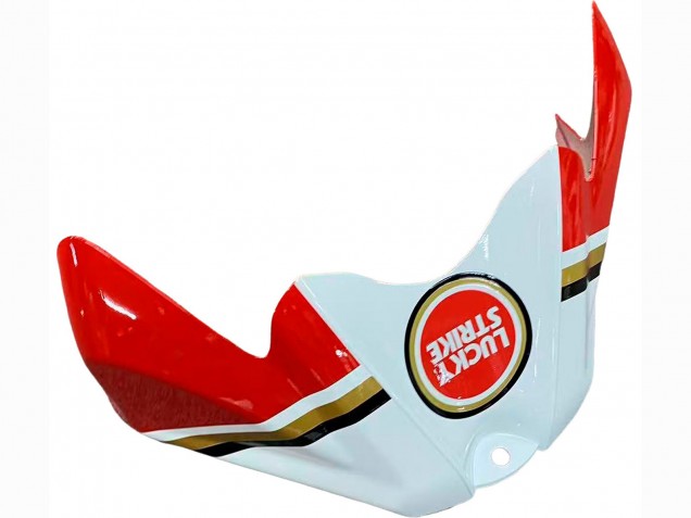 2008-2010 Suzuki GSXR 600 / GSXR 750 Motorcycle Fairings - White Red Motul Lucky Strike Canada