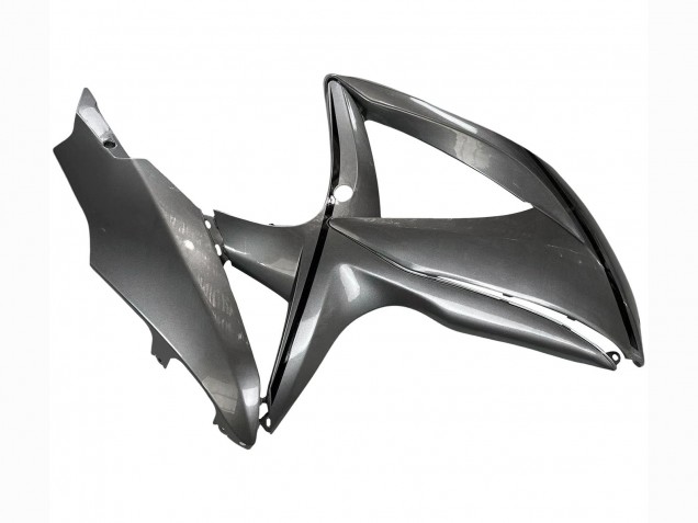 2008-2010 Suzuki GSXR 600 / GSXR 750 Motorcycle Fairings - Matte Grey Black Canada