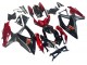 2008-2010 Suzuki GSXR 600 / GSXR 750 Motorcycle Fairing - Red Glossy Black Canada