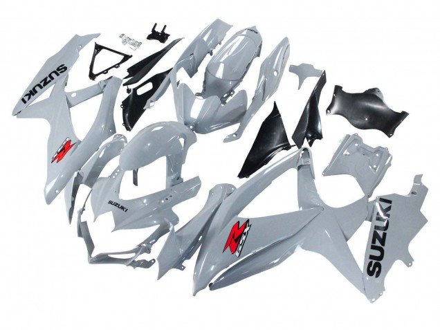 2008-2010 Suzuki GSXR 600 / GSXR 750 Motorcycle Fairings - Glossy Grey Canada