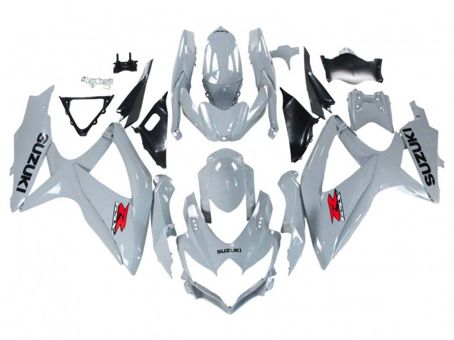 2008-2010 Suzuki GSXR 600 / GSXR 750 Motorcycle Fairings - Glossy Grey Canada