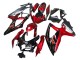 2008-2010 Suzuki GSXR 600 / GSXR 750 Motorcycle Fairings - Red Glossy Black Canada