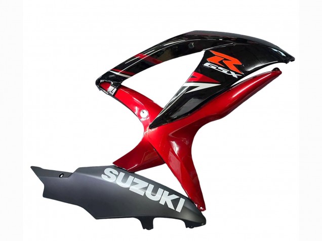 2008-2010 Suzuki GSXR 600 / GSXR 750 Motorcycle Fairings - Red Glossy Black Canada