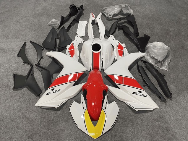 2015-2018 Yamaha YZF R3/R25 Motorcycle Fairings - White Red Black Canada