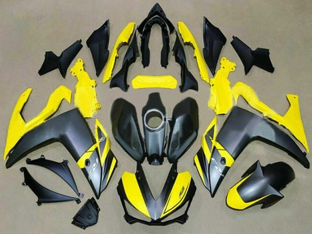 2015-2018 Yamaha YZF R3/R25 Motorcycle Fairings - Yellow Black Canada