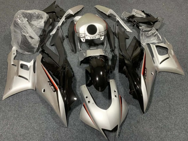 2015-2018 Yamaha YZF R3/R25 Motorcycle Fairings - Silver Red Black Canada
