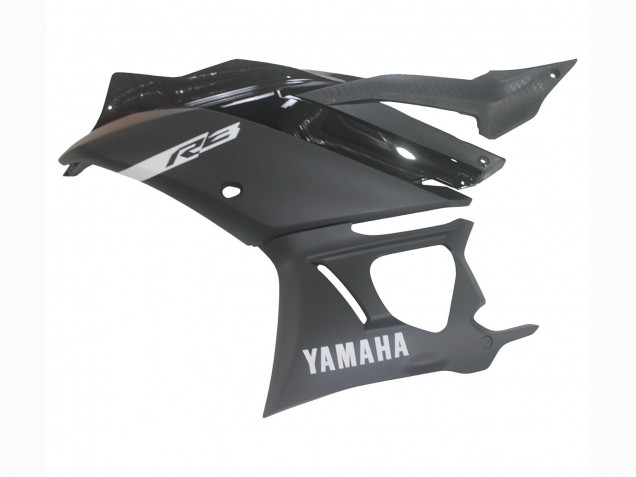 2019-2021 Yamaha YZF R3/R25 Motorcycle Fairings - Matte Black Silver Canada