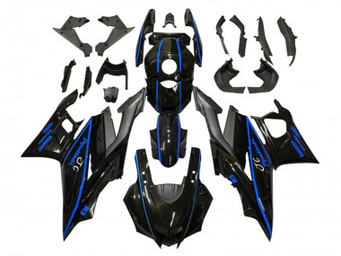 2019-2021 Yamaha YZF R3/R25 Motorcycle Fairings - Glossy Black Blue Matte Black Canada