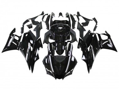 2019-2021 Yamaha YZF R3/R25 Motorcycle Fairings - Glossy Black White Canada