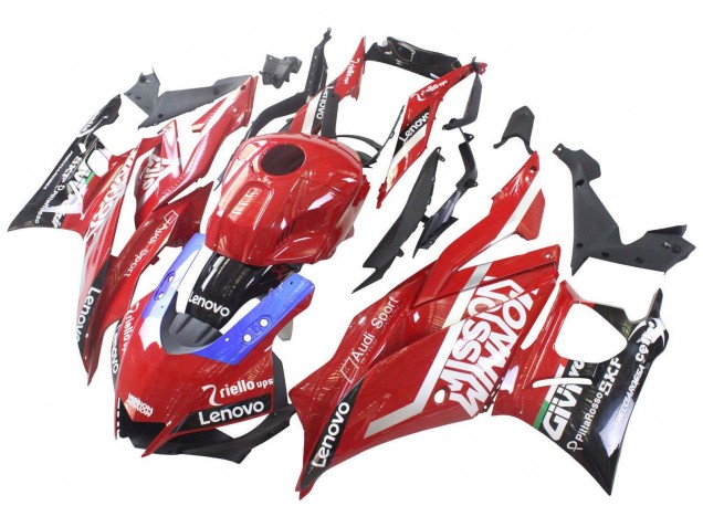 2019-2021 Yamaha YZF R3/R25 Motorcycle Fairings - Red Purple Black Valsir Lenovo Canada