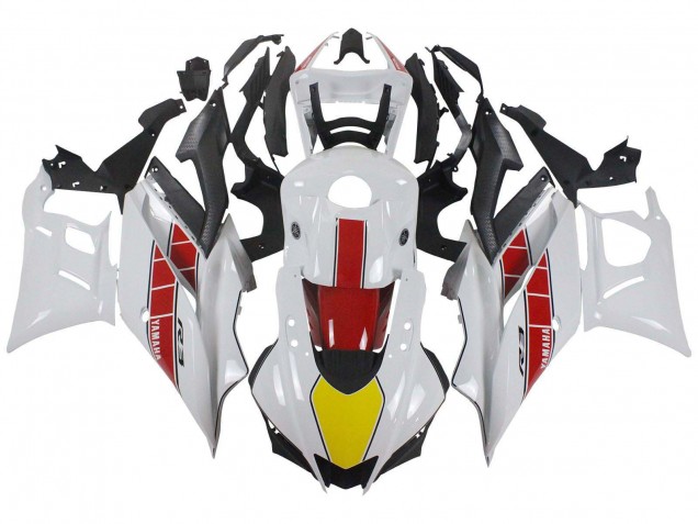 2019-2021 Yamaha YZF R3/R25 Motorcycle Fairings - White Red Yellow Black Canada