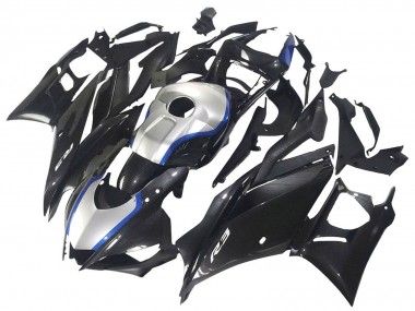2022-2024 Yamaha YZF R3/R25 Motorcycle Fairings - Black Carbon Fiber Style Silver Blue Canada