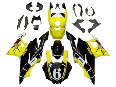 2022-2024 Yamaha YZF R3/R25 Motorcycle Fairings - Yellow White Black Lenovo 6 Canada