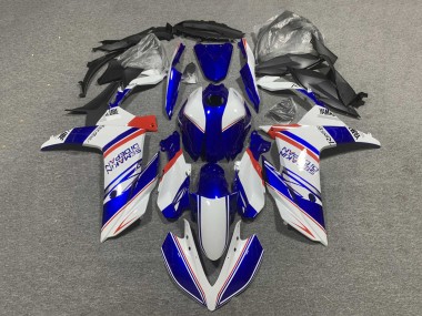 2022-2024 Yamaha YZF R3/R25 Motorcycle Fairings - Blue White Red Semakin Didepan Canada