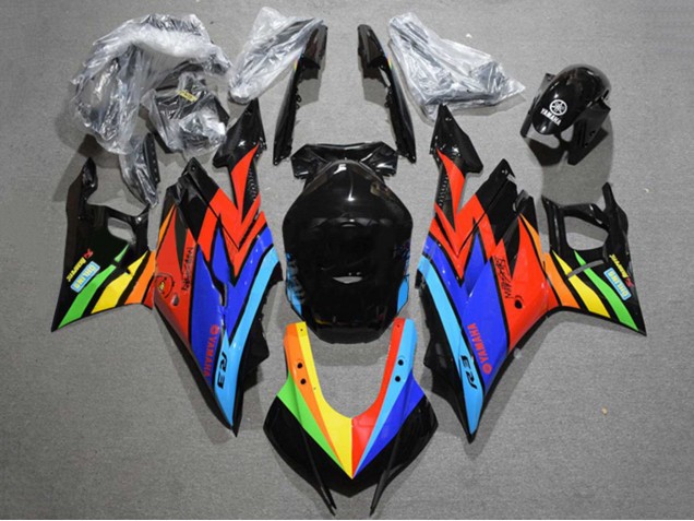 2022-2024 Yamaha YZF R3/R25 Motorcycle Fairings - Glossy Black Blue Red Yellow Green Canada