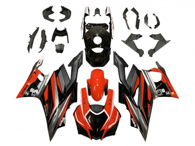 2022-2024 Yamaha YZF R3/R25 Motorcycle Fairings - Red Grey Black ENEOS Canada