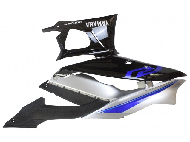 2022-2024 Yamaha YZF R3/R25 Motorcycle Fairings - Silver Blue Glossy Black Canada