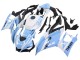 2022-2024 Yamaha YZF R3/R25 Motorcycle Fairings - White Light Blue Canada