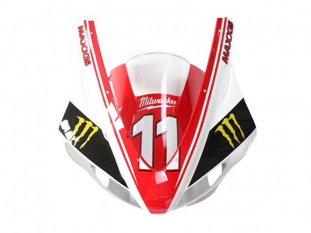 1998-1999 Yamaha YZF 1000 R1 Motorcycle Fairings - Red White Black Yellow Monster Milwaukee MAXXIS 11 Canada