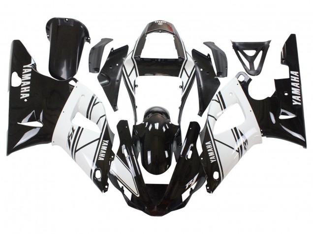 2000-2001 Yamaha YZF 1000 R1 Motorcycle Fairings - White Black Canada