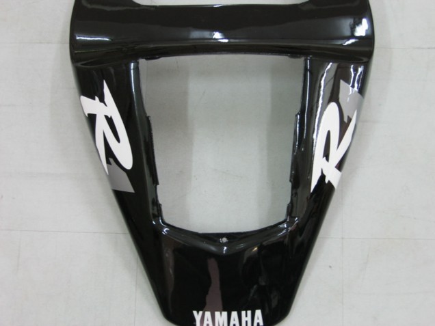 2000-2001 Yamaha YZF 1000 R1 Motorcycle Fairings - Glossy Black White Decal Canada