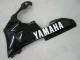 2000-2001 Yamaha YZF 1000 R1 Motorcycle Fairings - Glossy Black White Decal Canada