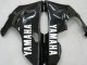 2000-2001 Yamaha YZF 1000 R1 Motorcycle Fairings - Glossy Black White Decal Canada
