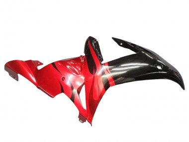 2002-2003 Yamaha YZF 1000 R1 Motorcycle Fairings - Glossy Black Red Flame Canada