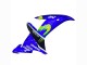 2002-2003 Yamaha YZF 1000 R1 Motorcycle Fairings - Blue Black Green MoviStar ENEOS Monster Canada