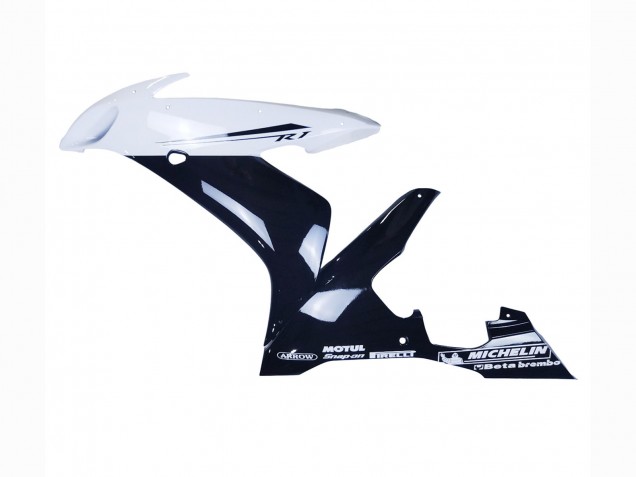 2004-2006 Yamaha YZF 1000 R1 Motorcycle Fairings - Glossy Black White Motul Canada