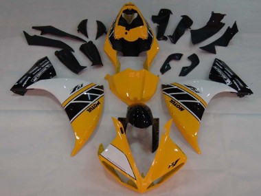 2007-2008 Yamaha YZF 1000 R1 Motorcycle Fairings - Yellow White Black Canada