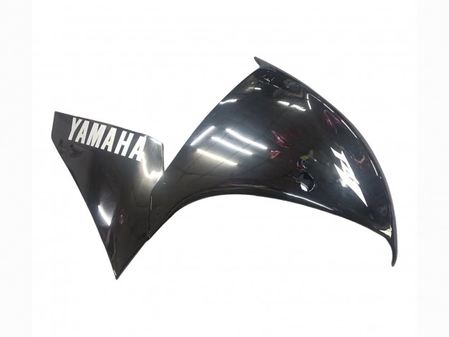 2009-2011 Yamaha YZF 1000 R1 Motorcycle Fairings - Glossy Black White Decal Canada