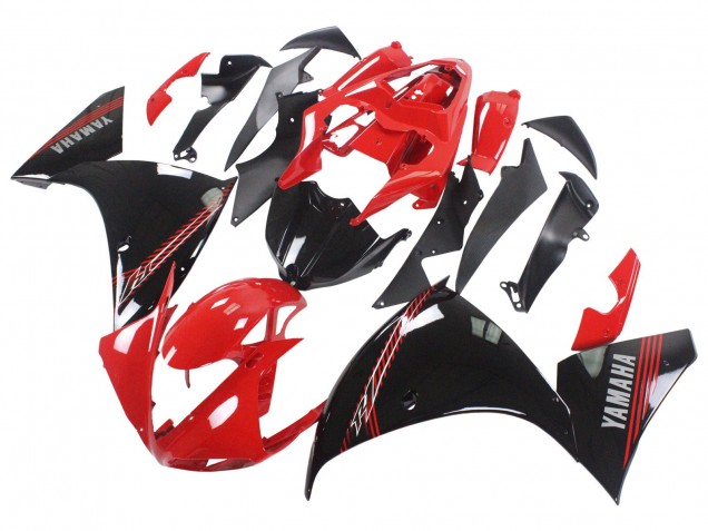 2009-2011 Yamaha YZF 1000 R1 Motorcycle Fairing - Red Black Canada