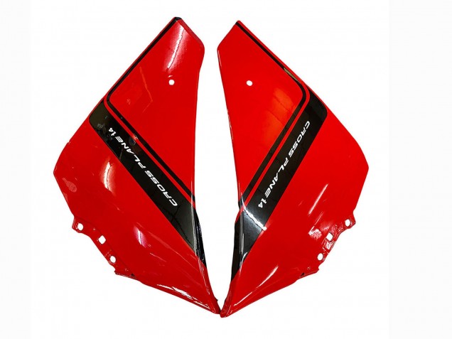 2012-2014 Yamaha YZF 1000 R1 Motorcycle Fairing - Red Glossy Black Canada