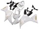2012-2014 Yamaha YZF 1000 R1 Motorcycle Fairings - White Gold Decals Canada