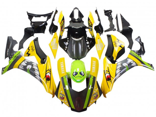 2015-2019 Yamaha YZF 1000 R1 Motorcycle Fairings - Yellow Green Shark Canada