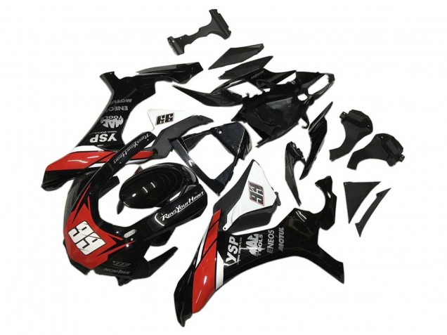 2020-2025 Yamaha YZF 1000 R1 Motorcycle Fairings - Glossy Black White Red YSP ENEOS Motul 99 Canada