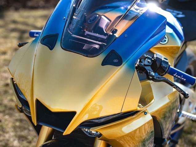 2020-2025 Yamaha YZF 1000 R1 Motorcycle Fairings - Blue Gold Canada