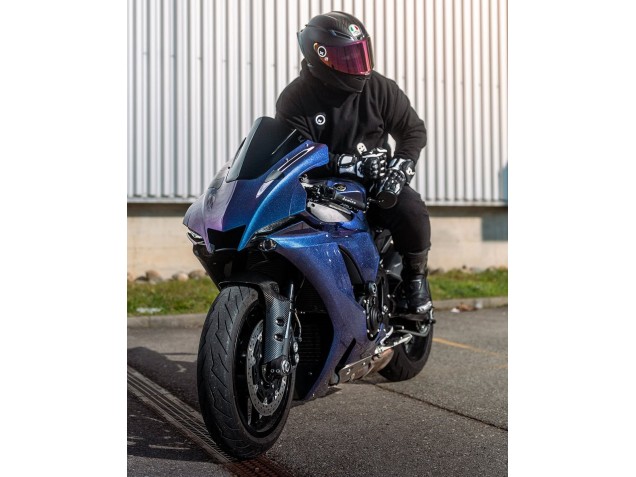 2020-2025 Yamaha YZF 1000 R1 Motorcycle Fairings - Gradient Blue Purple Canada