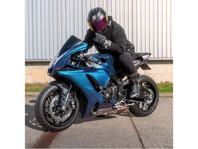 2020-2025 Yamaha YZF 1000 R1 Motorcycle Fairings - Gradient Blue Purple Canada