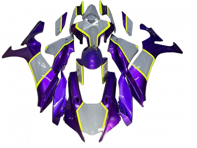2020-2025 Yamaha YZF 1000 R1 Motorcycle Fairings - Yellow Grey Purple Canada