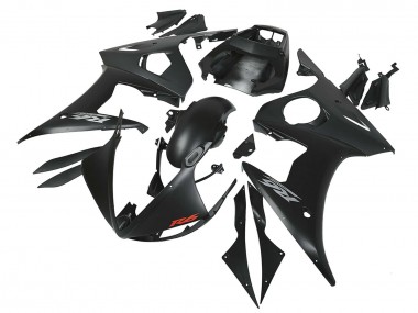 2006-2009 Yamaha YZF R6S Motorcycle Fairings - Matte Black Canada