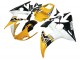 2006-2009 Yamaha YZF R6S Motorcycle Fairings - Yellow White Glossy Black Canada