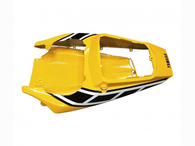 2006-2009 Yamaha YZF R6S Motorcycle Fairings - Yellow White Glossy Black Canada