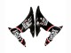 2006-2009 Yamaha YZF R6S Motorcycle Fairings - Glossy Black Red White Lucky Strike Motul Canada