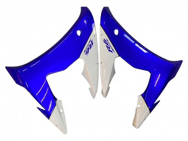 2006-2009 Yamaha YZF R6S Motorcycle Fairings - White Blue GYTR Canada