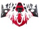 2003-2004 Yamaha YZF R6 Motorcycle Fairings - Red White Matte Black Canada