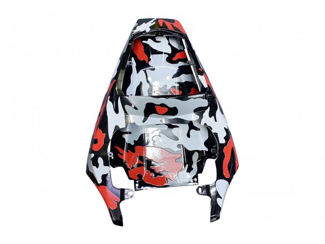 2006-2009 Yamaha YZF R6S Motorcycle Fairings - Black Red Grey Camouflage Canada