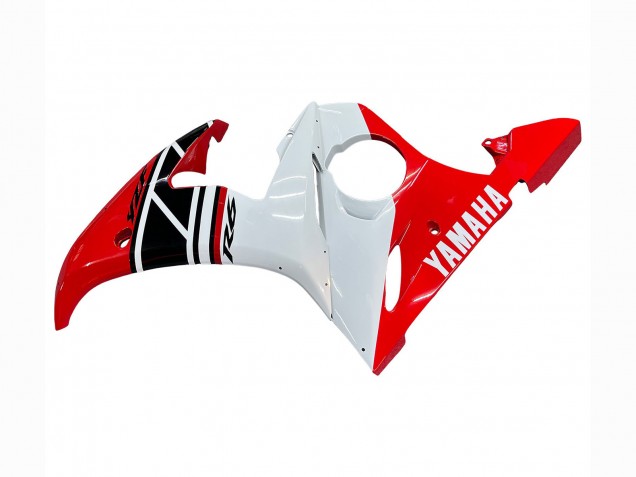 2006-2009 Yamaha YZF R6S Motorcycle Fairings - Red White Black Canada