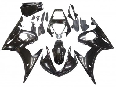 2006-2009 Yamaha YZF R6S Motorcycle Fairings - Glossy Black Canada